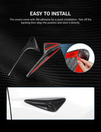 Model 3/S/Y/X Carbon Fiber Side Camera Turn Signal Cover - Teskay