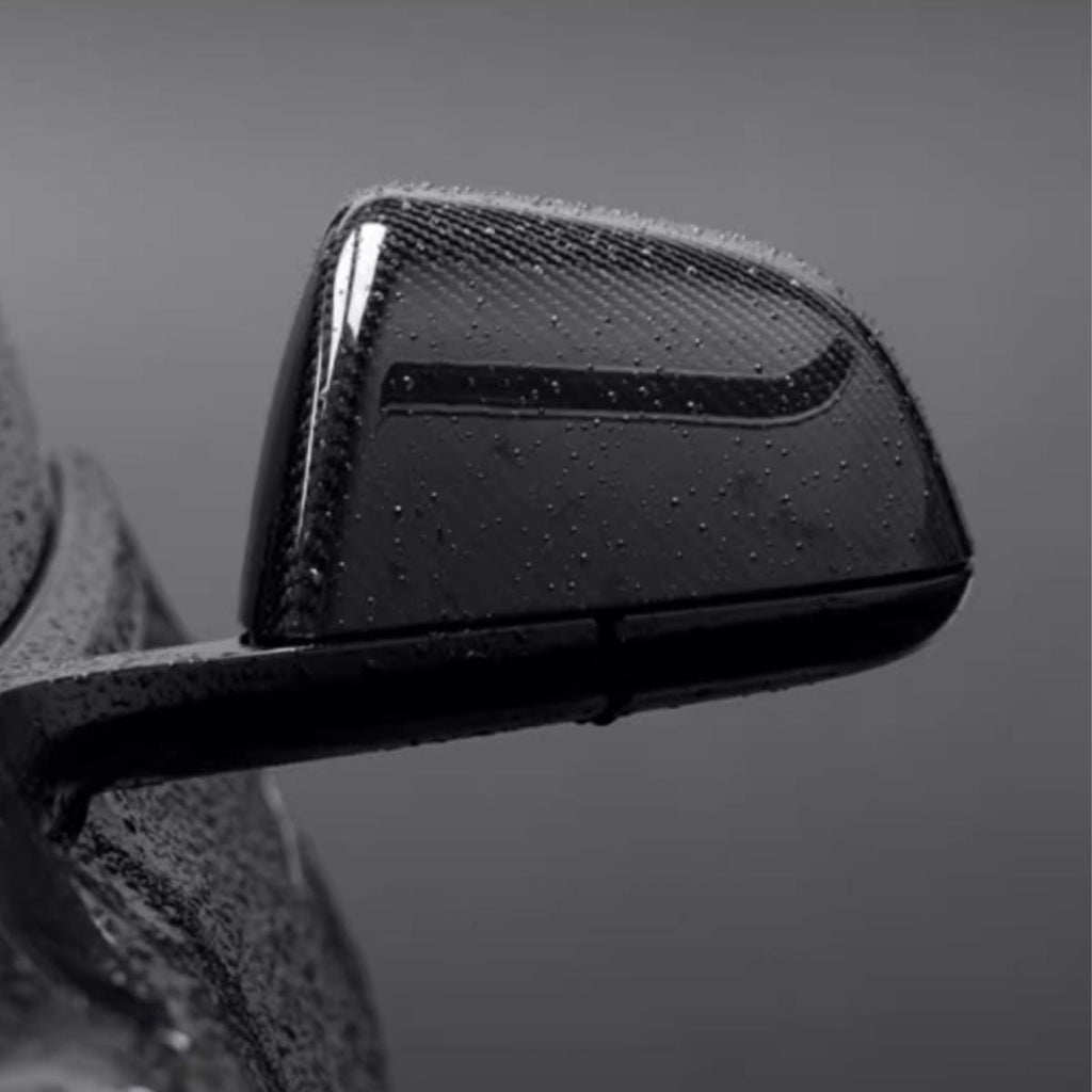 Tesla Model 3/Y Highland Carbon Fiber Side Mirror Caps (OEM Style) - Teskay