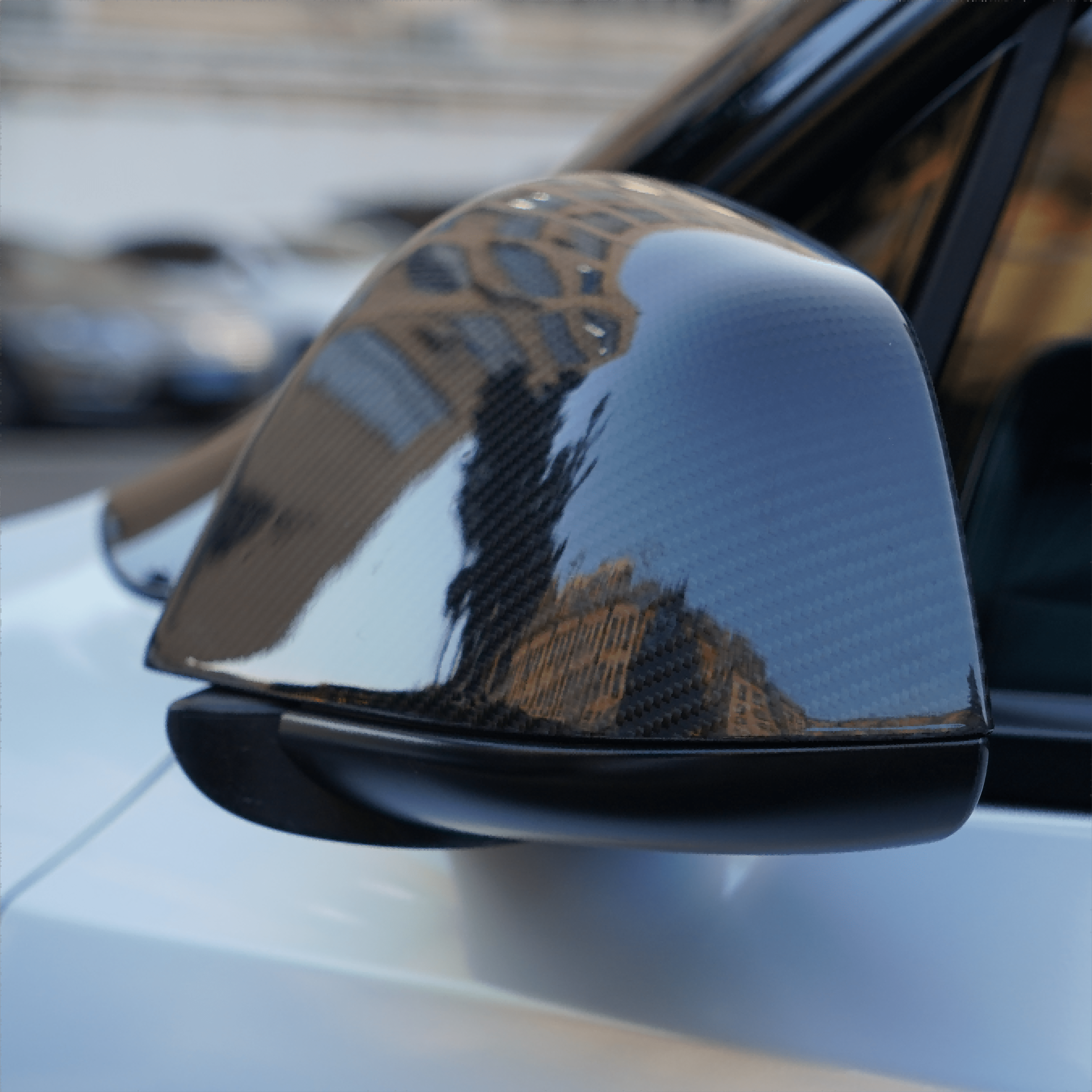Tesla Model 3/Y Highland Carbon Fiber Side Mirror Caps (OEM Style) - Teskay