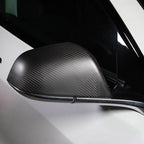 Tesla Model 3/Y Highland Carbon Fiber Side Mirror Caps (OEM Style) - Teskay