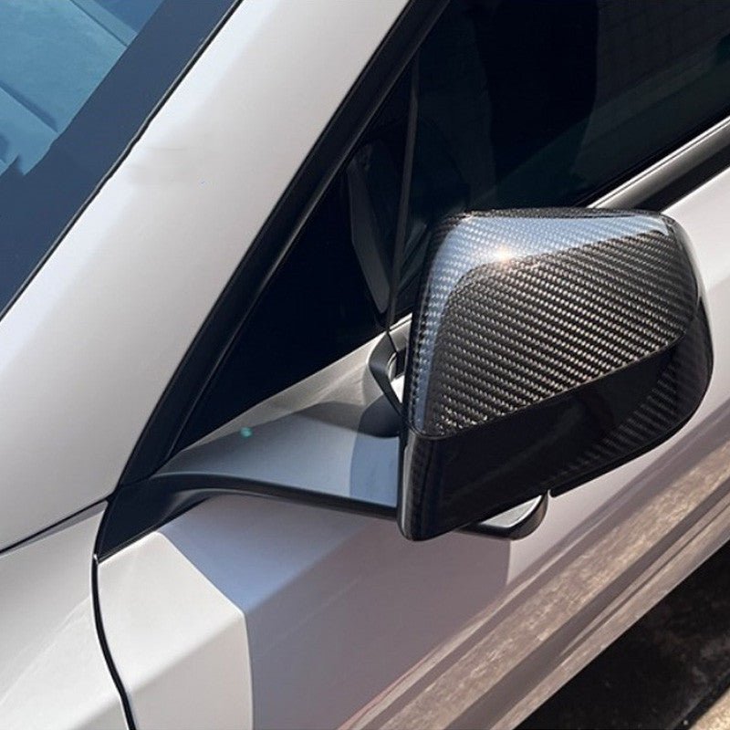 Tesla Model Y Carbon Fiber Mirror Covers (Juniper Style) - Teskay