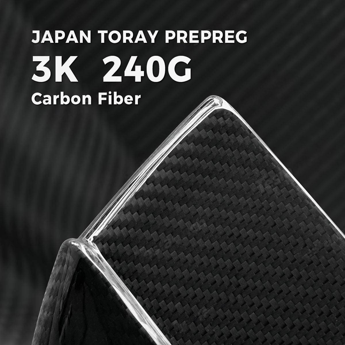 Tesla Model Y Carbon Fiber Mirror Covers (Juniper Style) - Teskay