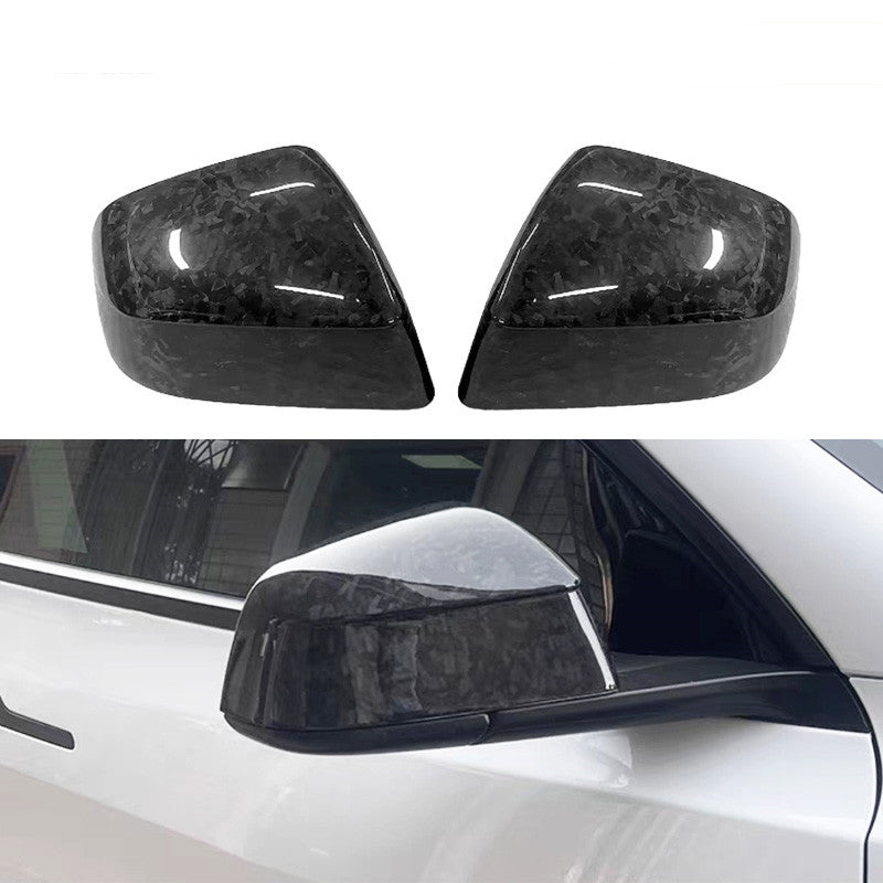 Tesla Model Y Carbon Fiber Mirror Covers (Juniper Style) - Teskay