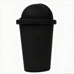 Silicone Car Trash Can For Model 3/Y/X/S | Vehicle Garbage Organizer Black Type B