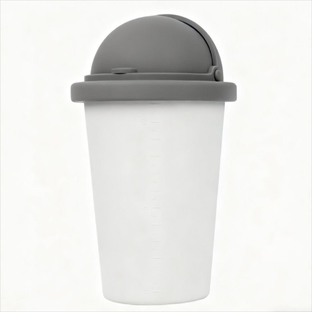 Silicone Car Trash Can For Model 3/Y/X/S | Vehicle Garbage Organizer Gray Type B