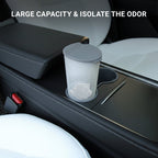 Silicone Car Trash Can For Model 3/Y/X/S | Vehicle Garbage Organizer