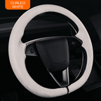 Breathable Snap-On Steering Wheel Cover for Tesla Model 3/Y
