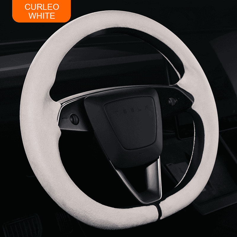 Breathable Snap-On Steering Wheel Cover for Tesla Model 3/Y