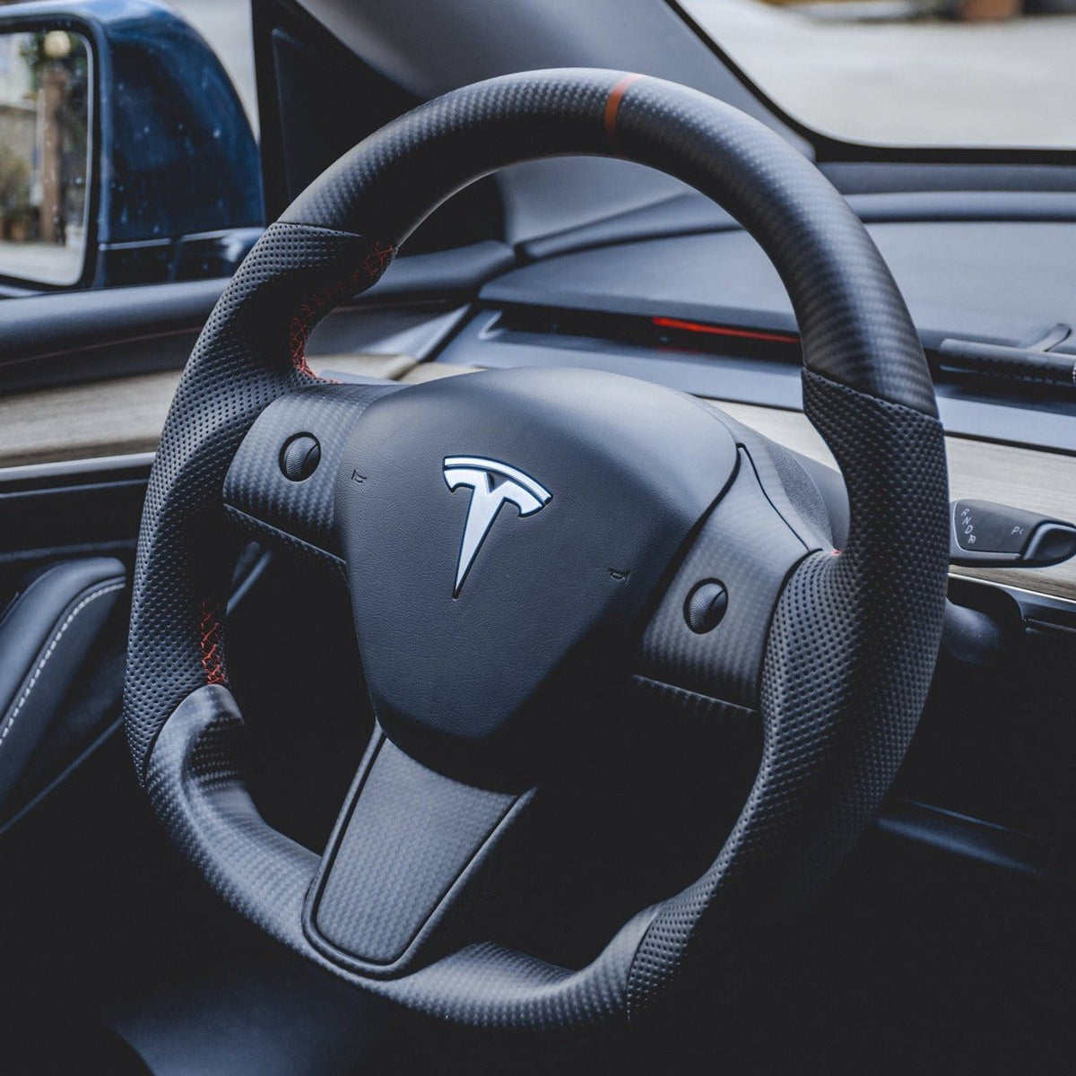 Sport Carbon Fiber Steering Wheel for Tesla Model 3 / Y - Teskay