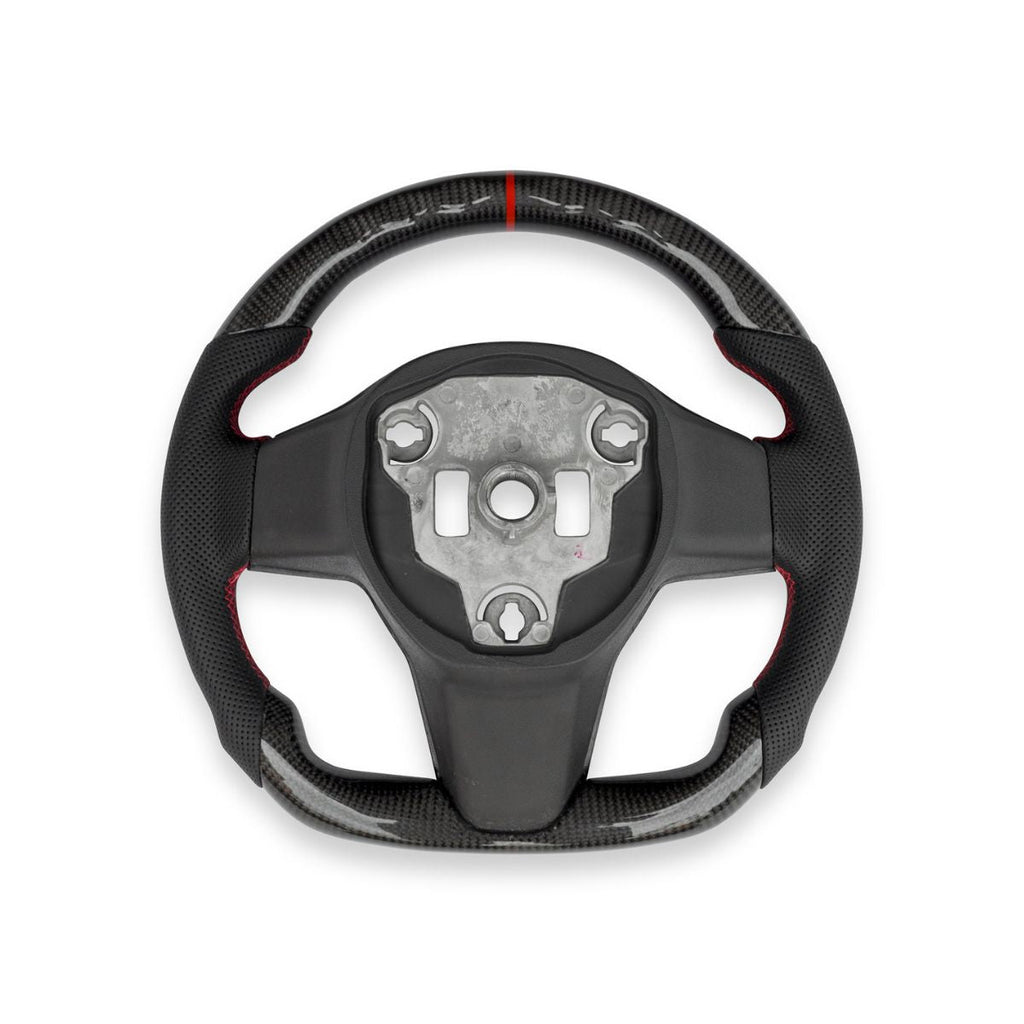 Sport Carbon Fiber Steering Wheel for Tesla Model 3 / Y - Teskay