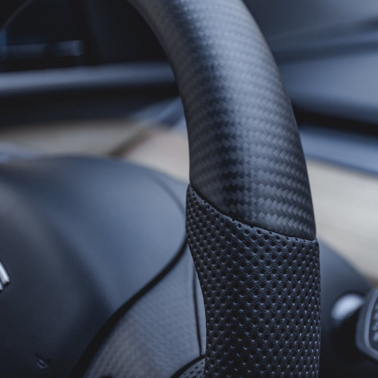 Sport Carbon Fiber Steering Wheel for Tesla Model 3 / Y - Teskay