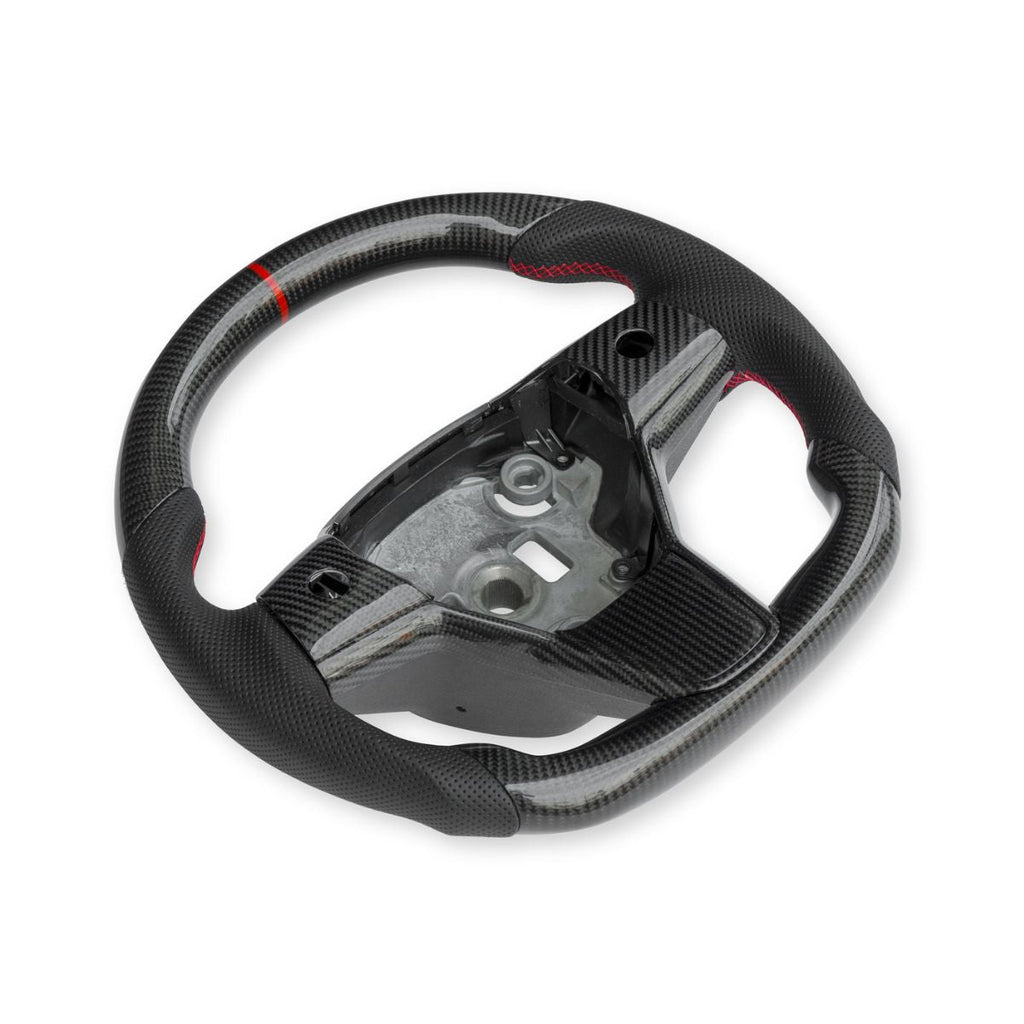 Sport Carbon Fiber Steering Wheel for Tesla Model 3 / Y - Teskay