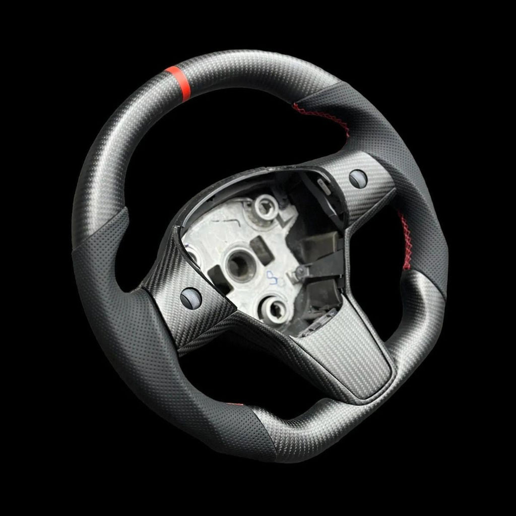 Sport Carbon Fiber Steering Wheel for Tesla Model 3 / Y - Teskay