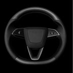 Sport Carbon Fiber Steering Wheel Replacement for Model 3 Highland & Model Y Juniper - Teskay