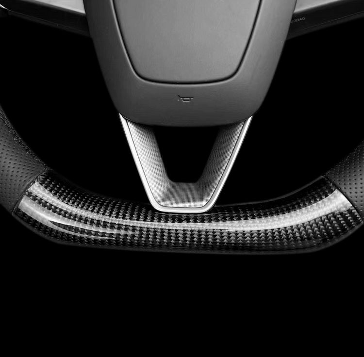 Sport Carbon Fiber Steering Wheel Replacement for Model 3 Highland & Model Y Juniper - Teskay