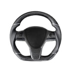 Sport Grip Carbon Fiber Steering Wheel for Tesla Model 3 / Y
