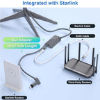 Starlink Ethernet Adapter for Gen 2 | Wired Connection to RJ45 - Teskay