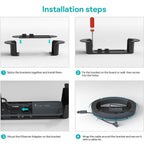 Starlink Ethernet Cable Organizer Caddy Mount for Gen 3 & 2 - Teskay