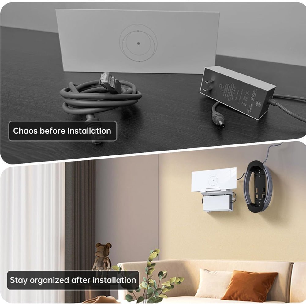 Starlink Ethernet Cable Organizer Caddy Mount for Gen 3 & 2 - Teskay