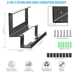 Starlink Gen 3 Router Mount | All-in-One Metal Wall Mount Kit - Teskay