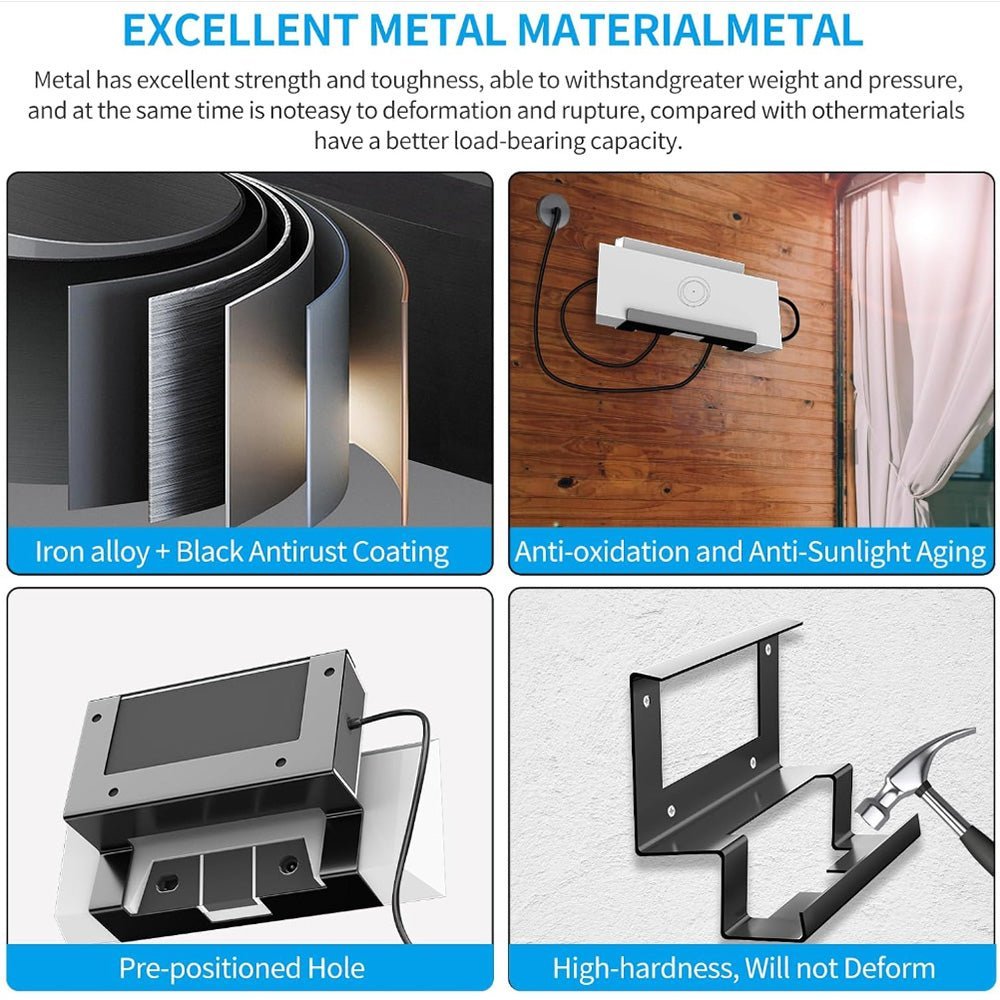 Starlink Gen 3 Router Mount | All-in-One Metal Wall Mount Kit - Teskay