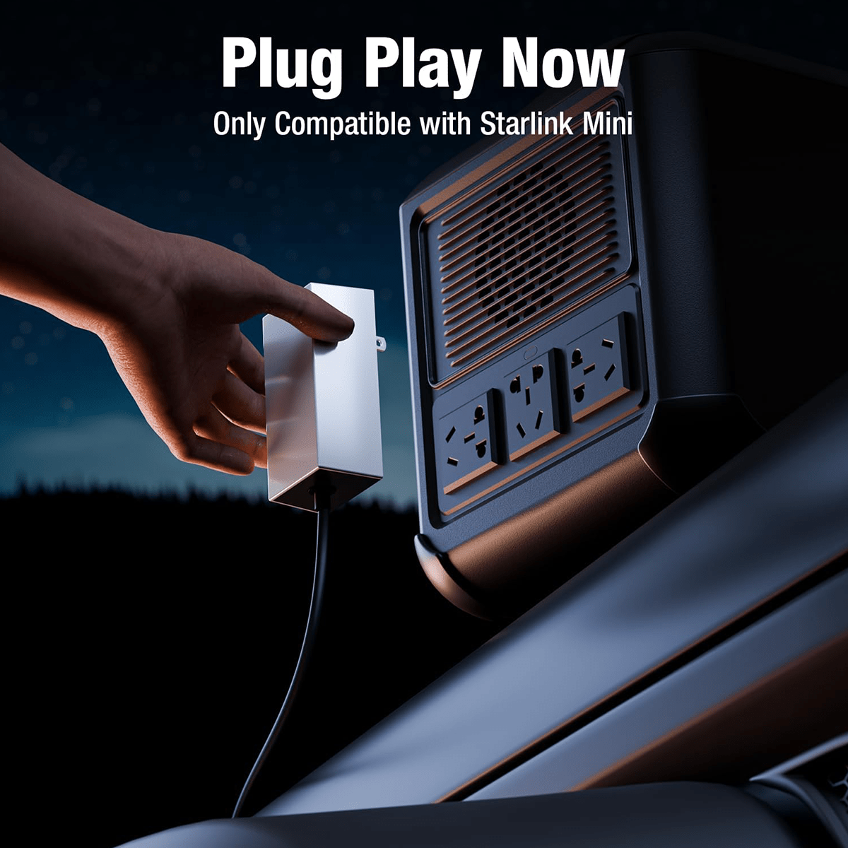 Starlink Mini AC Power Supply | 60W AC to DC Adapter - Teskay