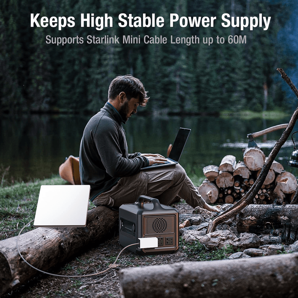 Starlink Mini AC Power Supply | 60W AC to DC Adapter - Teskay