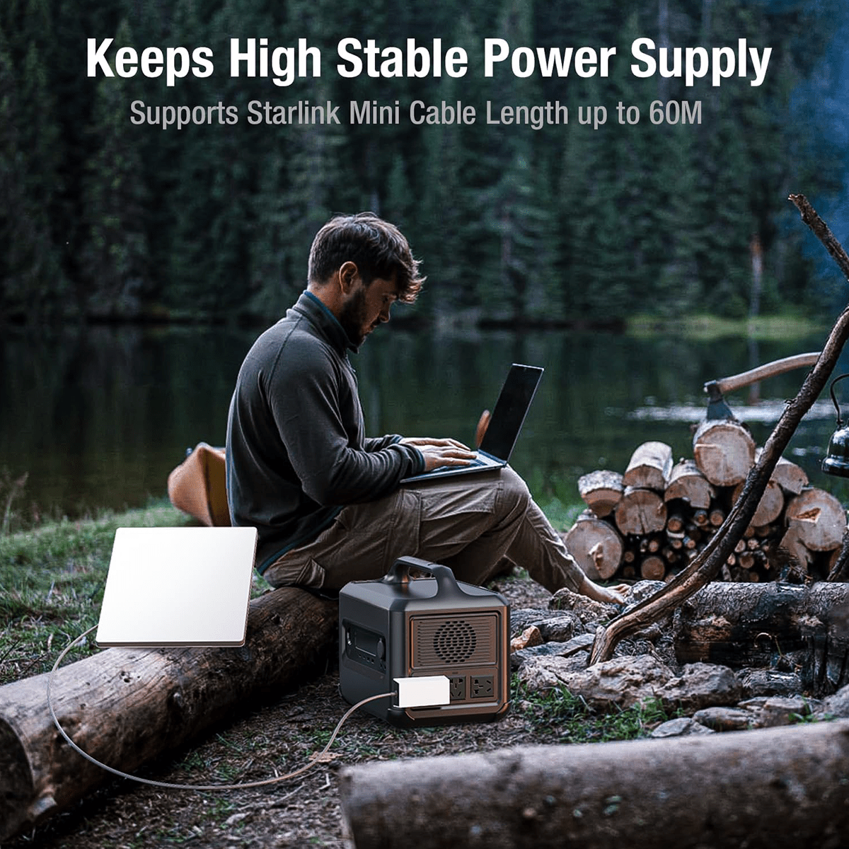 Starlink Mini AC Power Supply | 60W AC to DC Adapter - Teskay