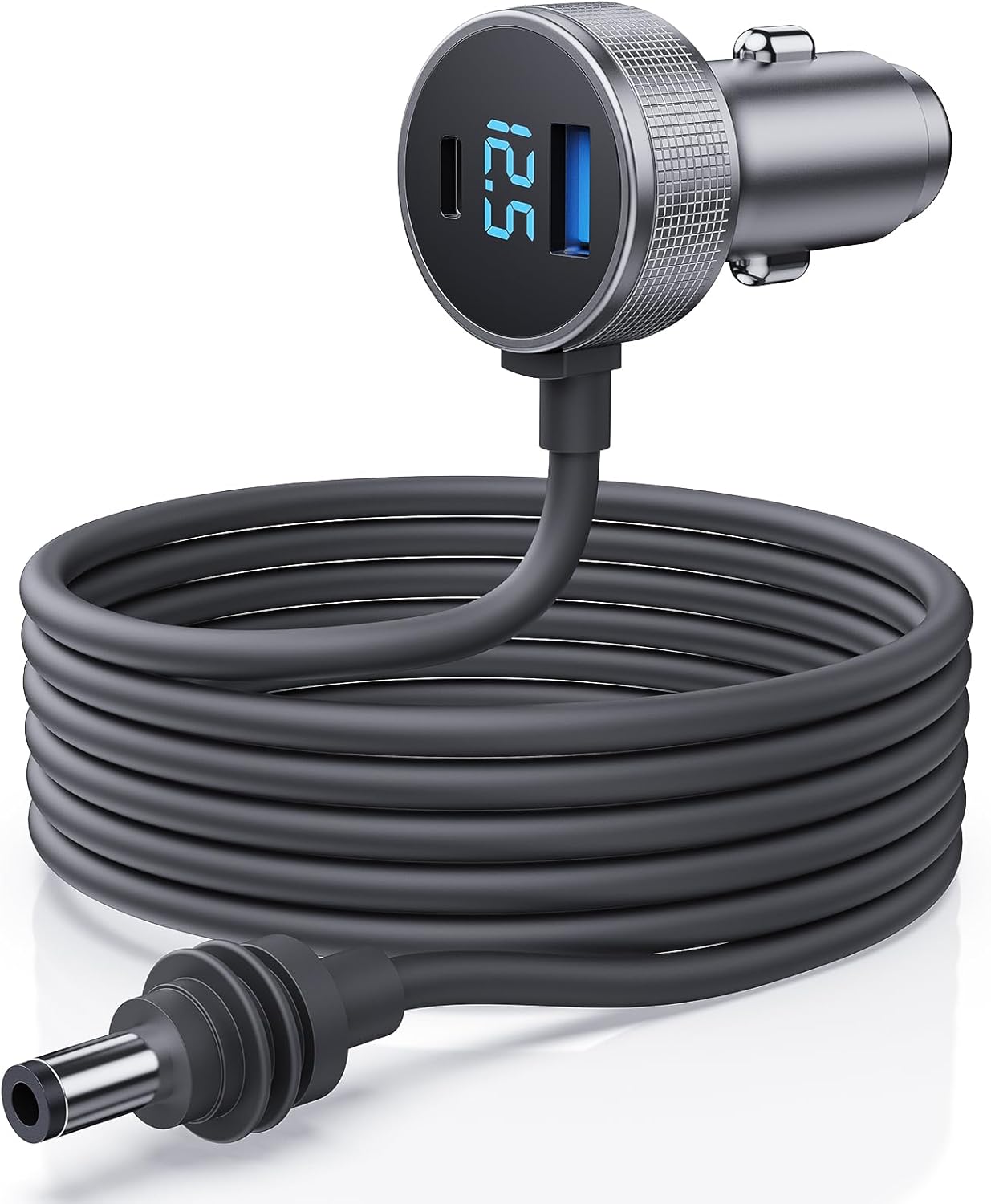 Starlink Mini Car Charger with Digital Display | 100W Type-C Power Cord - Teskay