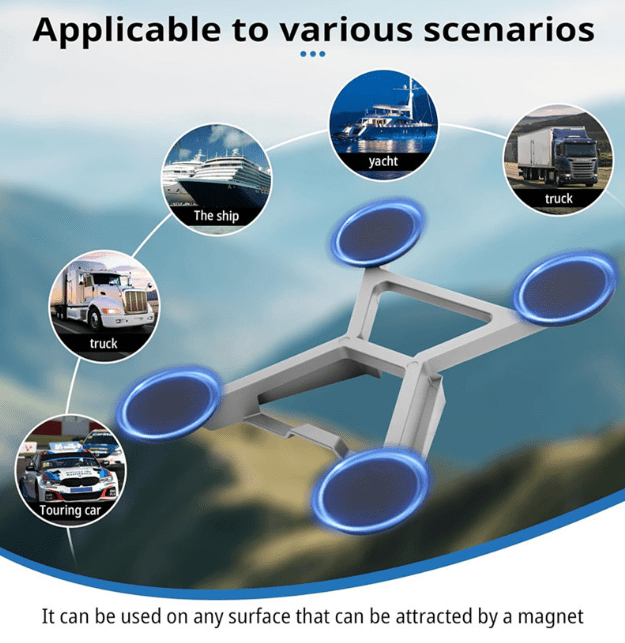 Starlink Mini Magnetic Roof Mount | Quick Release for RV & Vanp - Teskay