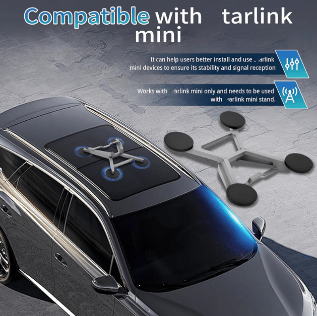 Starlink Mini Magnetic Roof Mount | Quick Release for RV & Vanp - Teskay