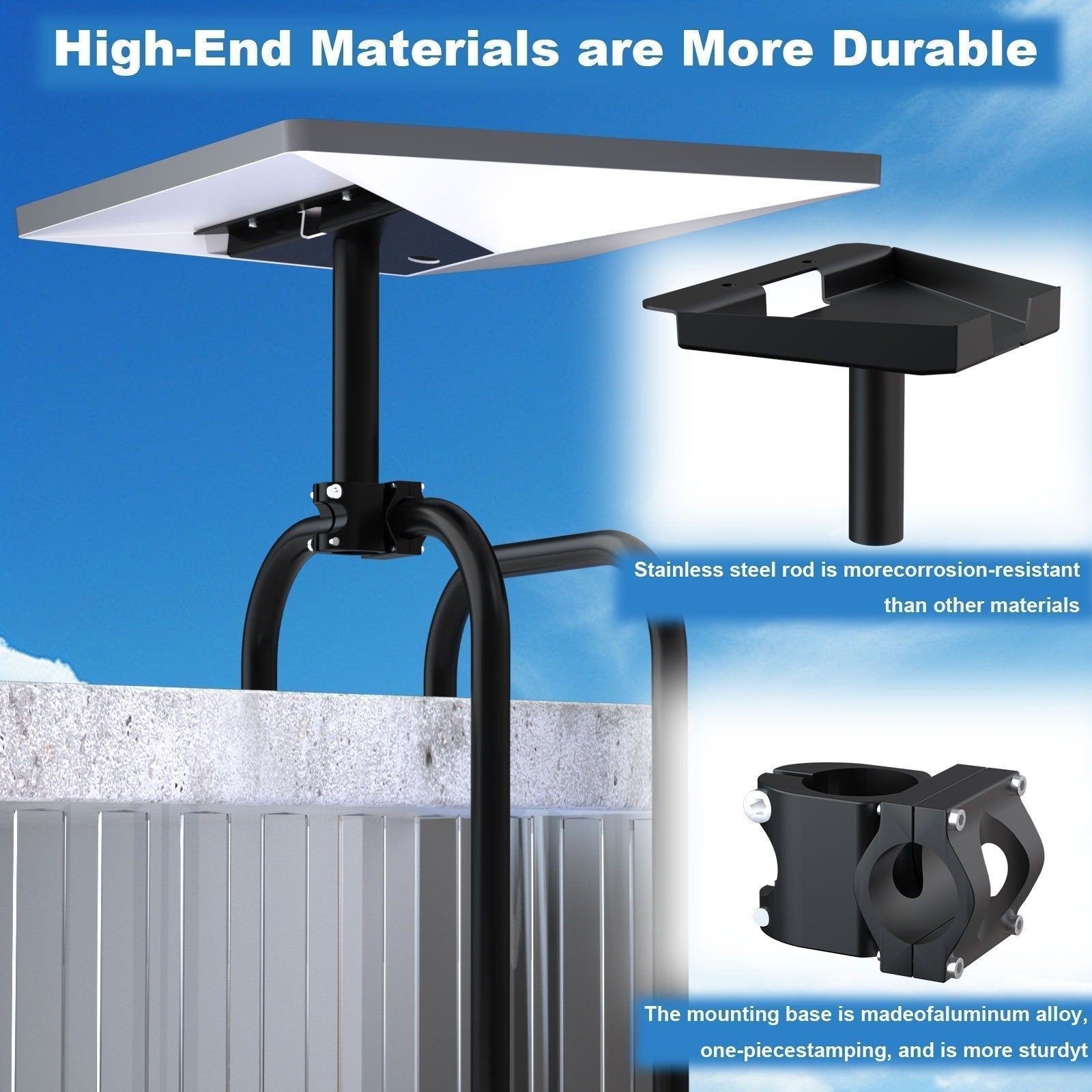 Starlink RV Roof Mount | Heavy-Duty Metal Permanent Mount - Teskay