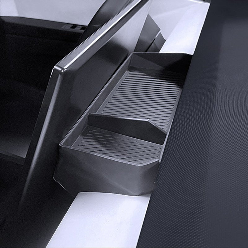 Storage Box Behind Navigation Screen for Cybertruck