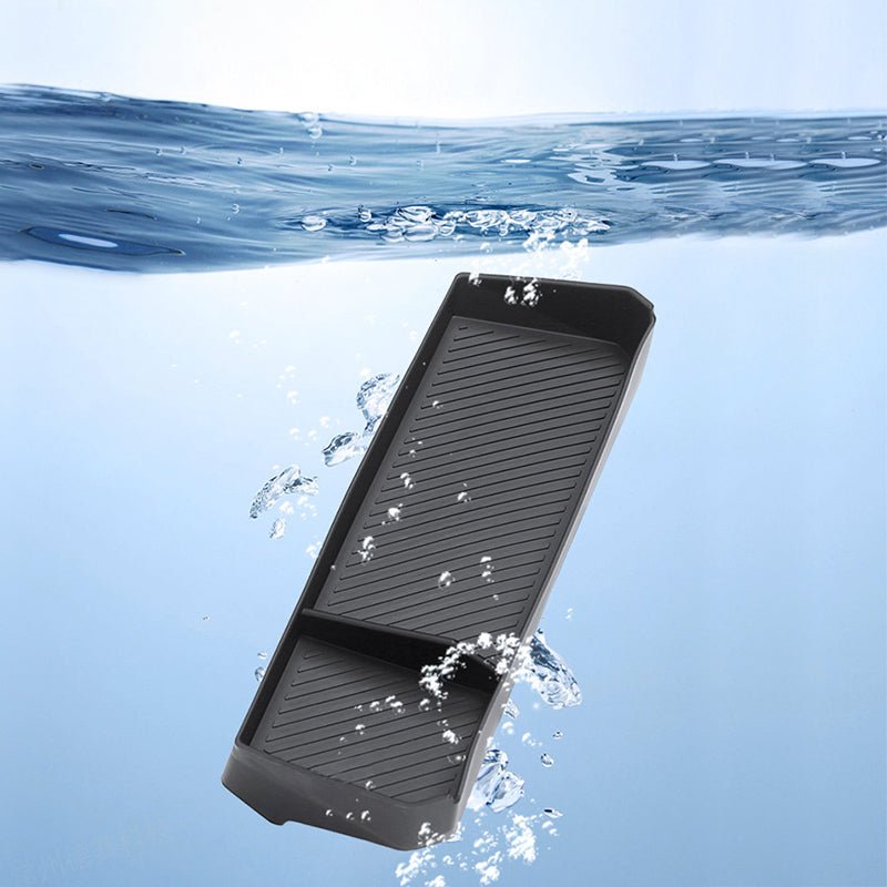 Storage Box Behind Navigation Screen for Cybertruck