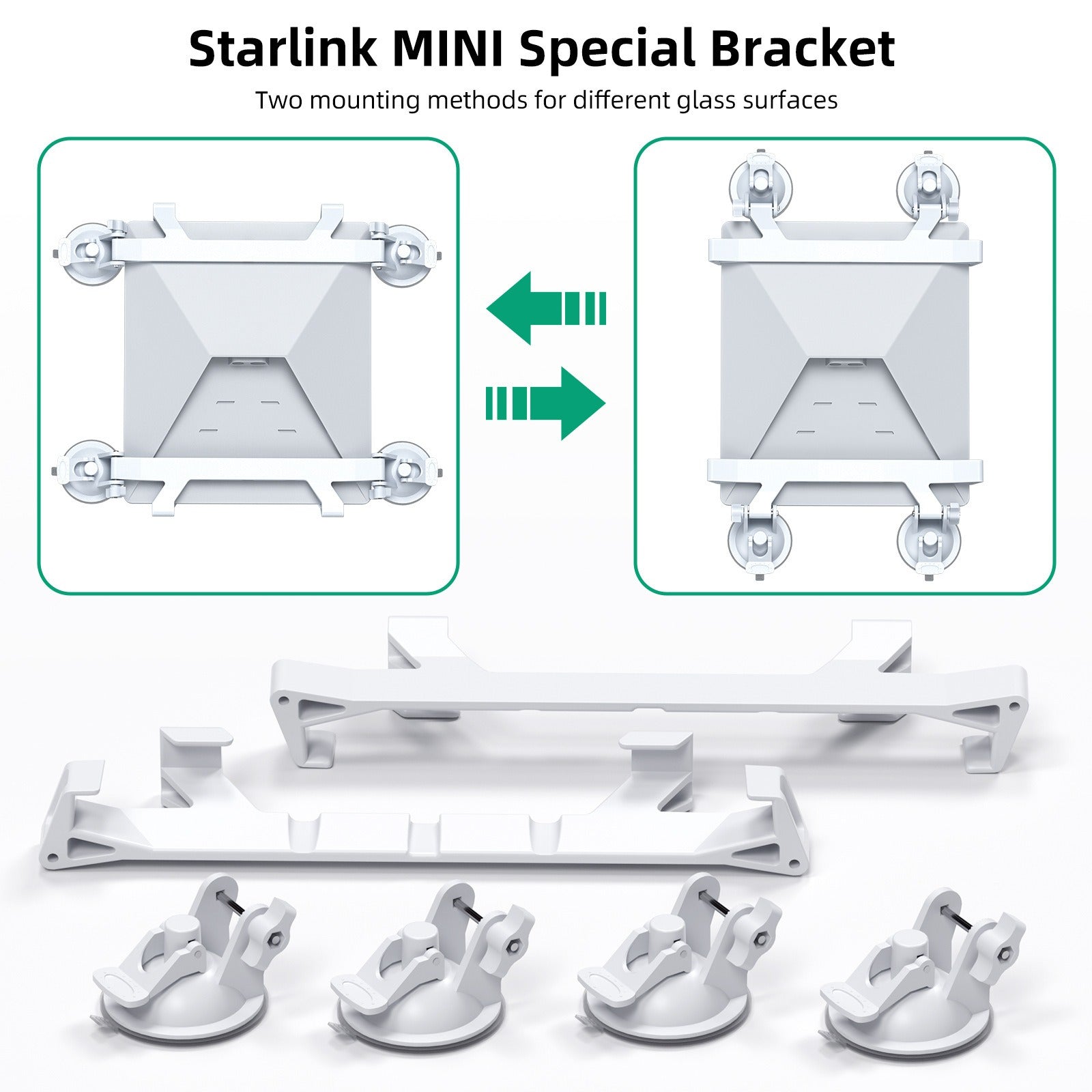Suction Cup Mount for Starlink Mini - Teskay