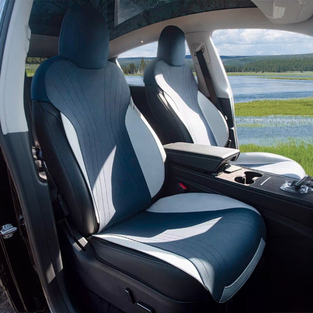 Suede Seat Covers for Tesla Model 3 & Model Y - Teskay