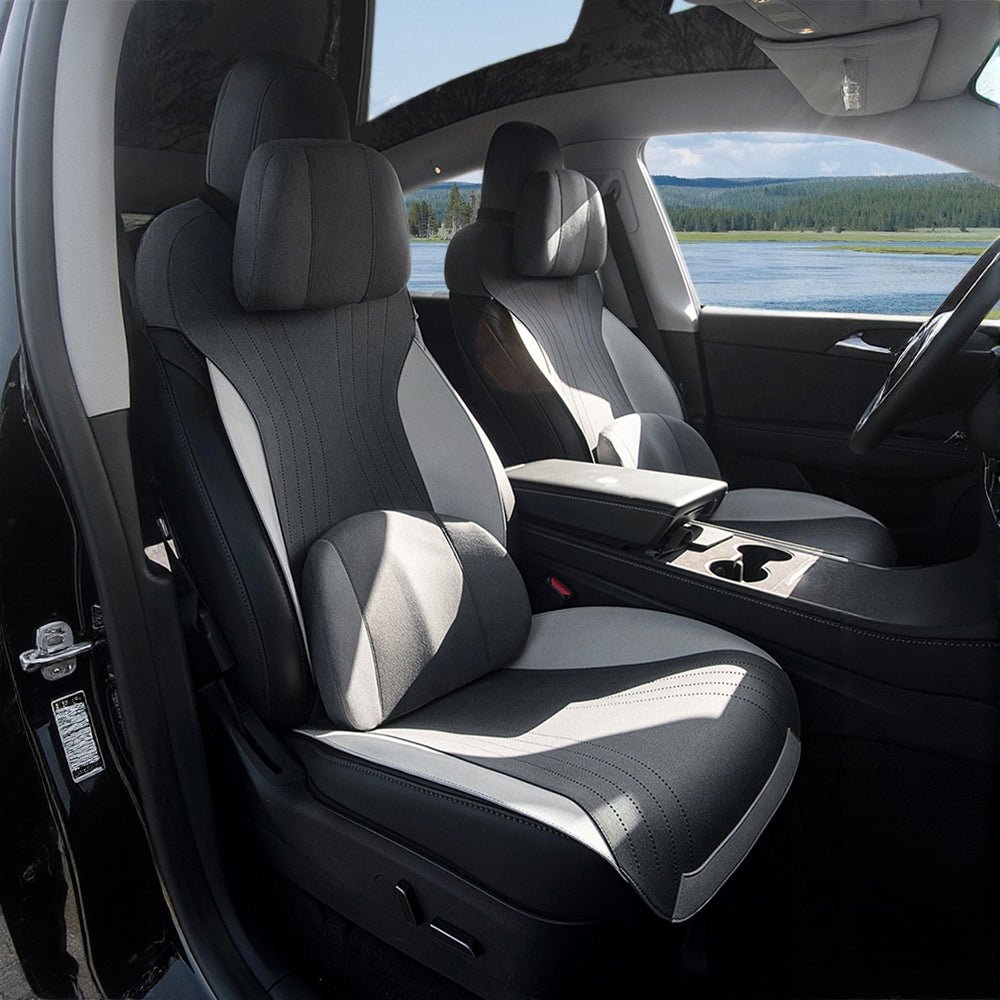 Suede Seat Covers for Tesla Model 3 & Model Y - Teskay