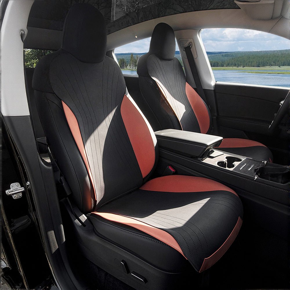 Suede Seat Covers for Tesla Model 3 & Model Y - Teskay