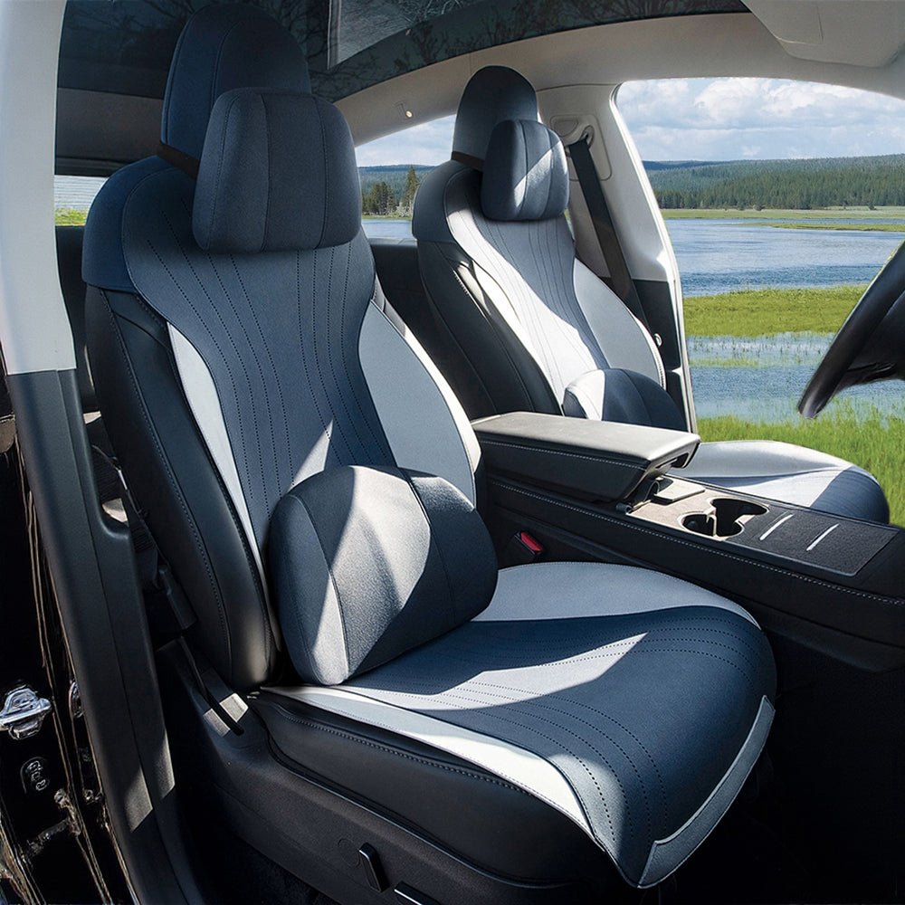 Suede Seat Covers for Tesla Model 3 & Model Y - Teskay