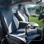 Suede Seat Covers for Tesla Model 3 & Model Y - Teskay