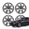 19″ Mecha Style Wheel Covers for Tesla Model Y Model Y 19″ Gemini Wheels (2020 - 2025.03) Silver