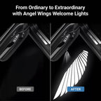 Angel Wings Door Welcome Lights for Model 3/Y/S/X
