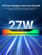 Center Console USB Hub with Ambient Lighting for Model 3 Highland/New Model Y