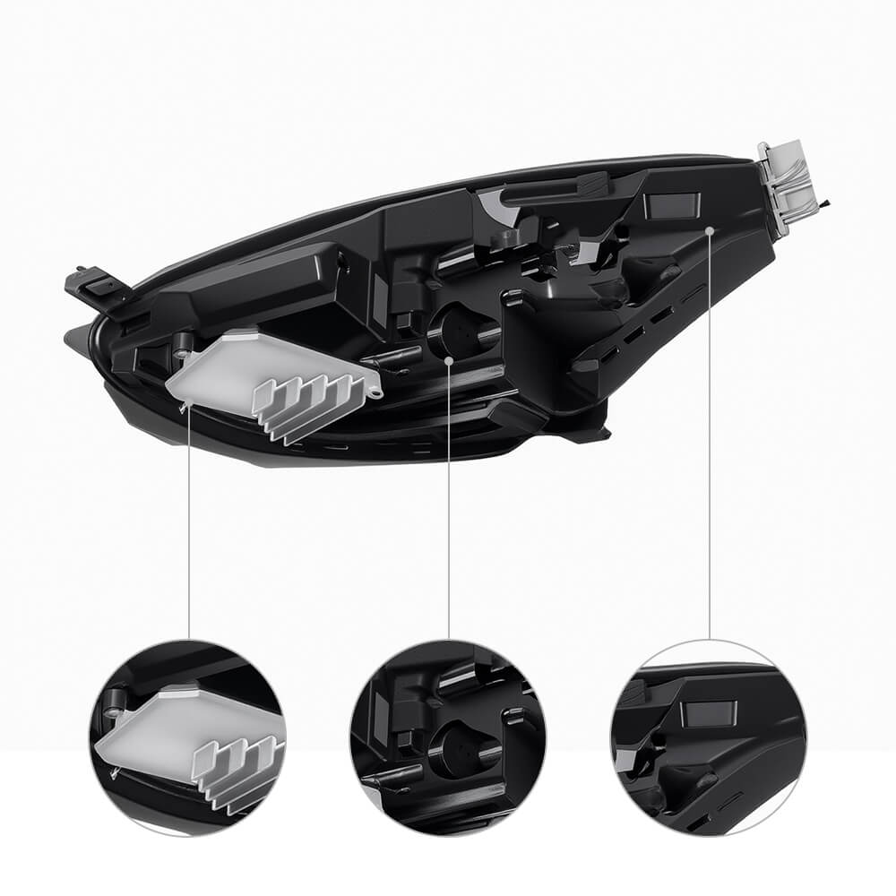 Full LED Headlight Replacement for Model 3 (17-20) 丨1077371-00-K/1077372-00-K