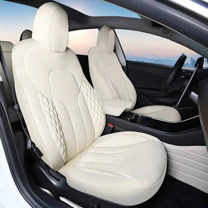 Leather Seat Covers for Model 3 & Model Y - Teskay