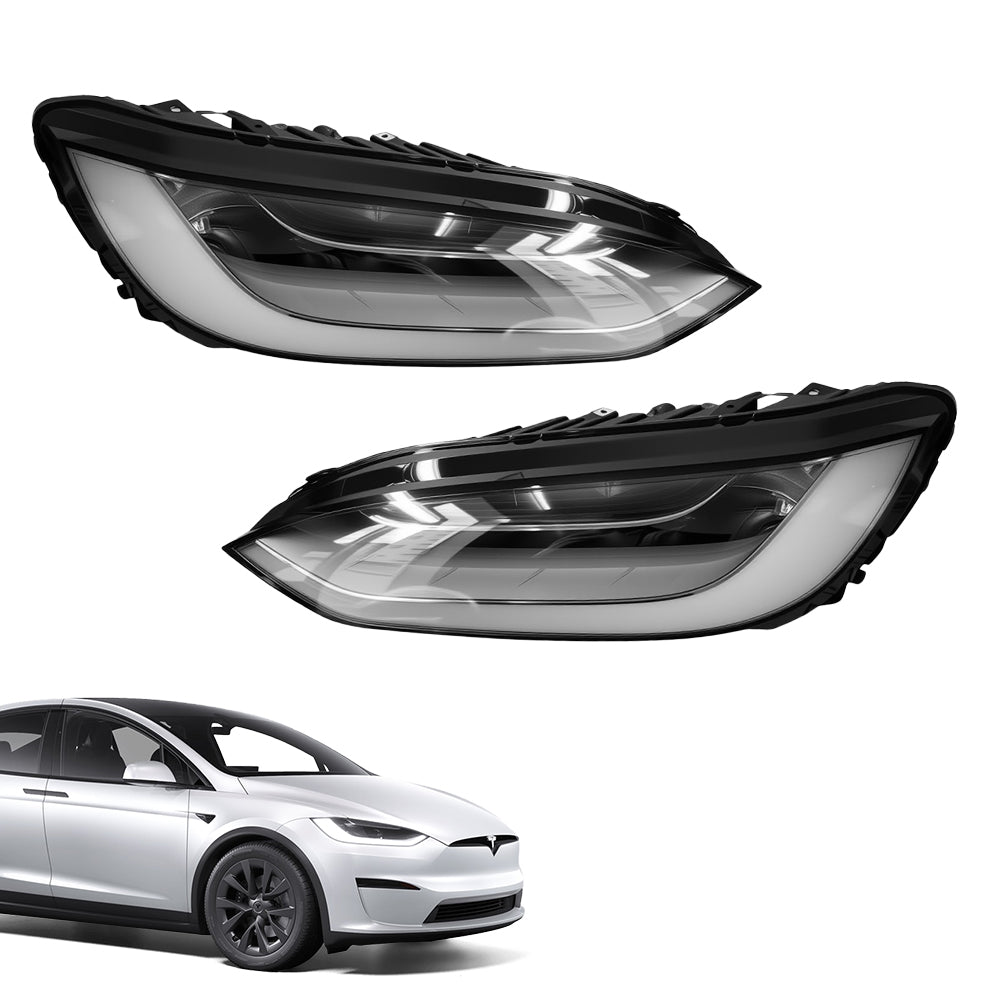LED Headlight Replacement for Model X (16-Present) Model X 16-23【Early Version】 Pair