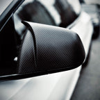 Dry Carbon Fiber Sporty Mirror Caps for Tesla Model S/X