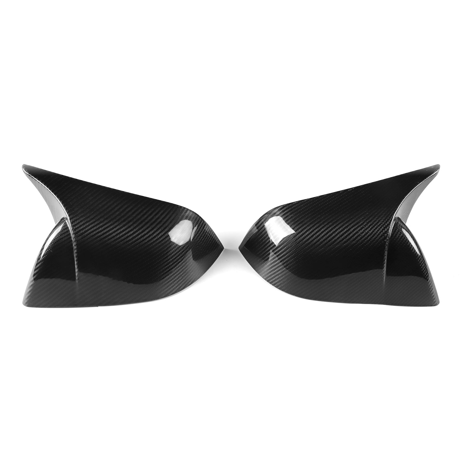 Dry Carbon Fiber Sporty Mirror Caps for Tesla Model S/X