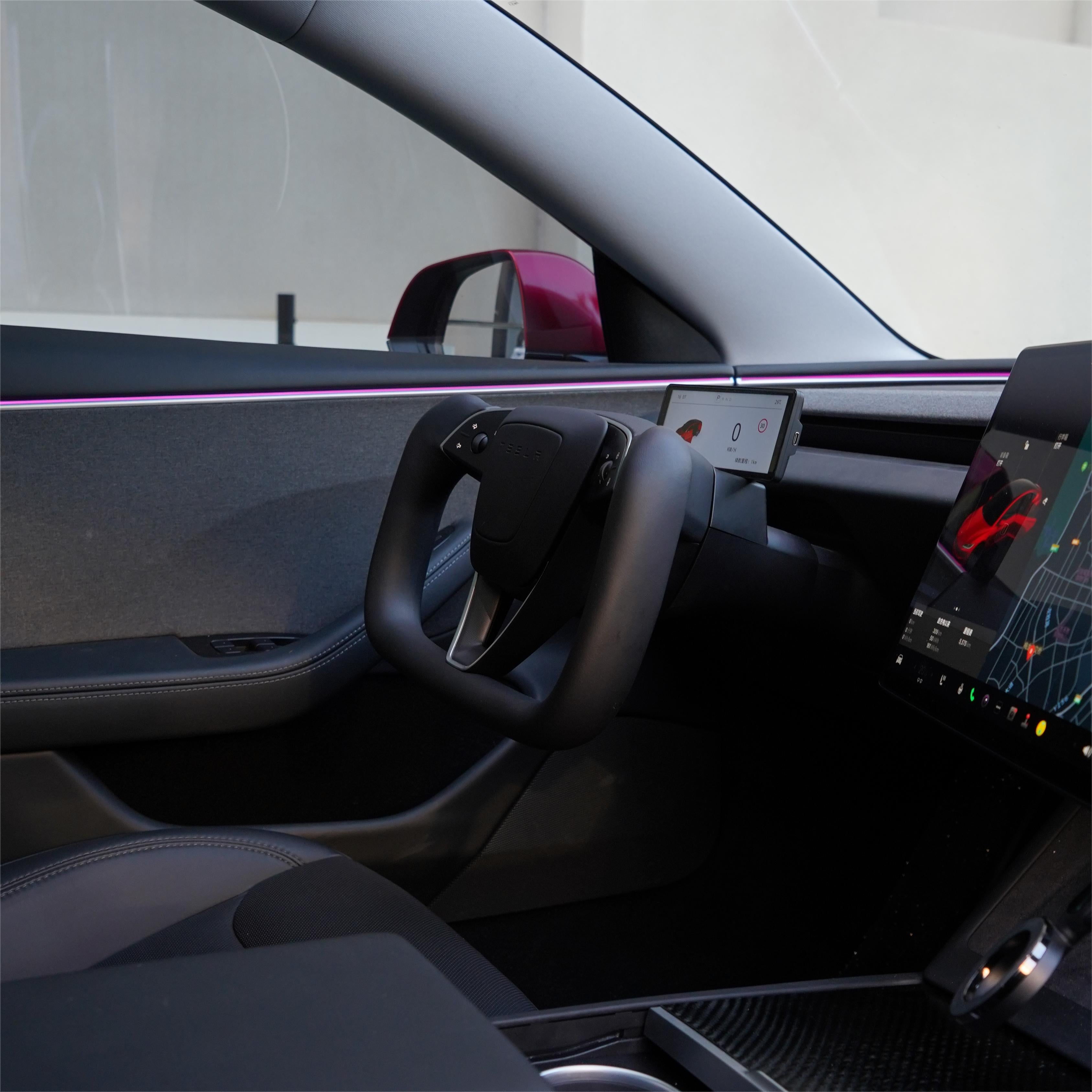 Juniper Yoke Plaid Steering Wheel for Model 3 Highland / Model Y