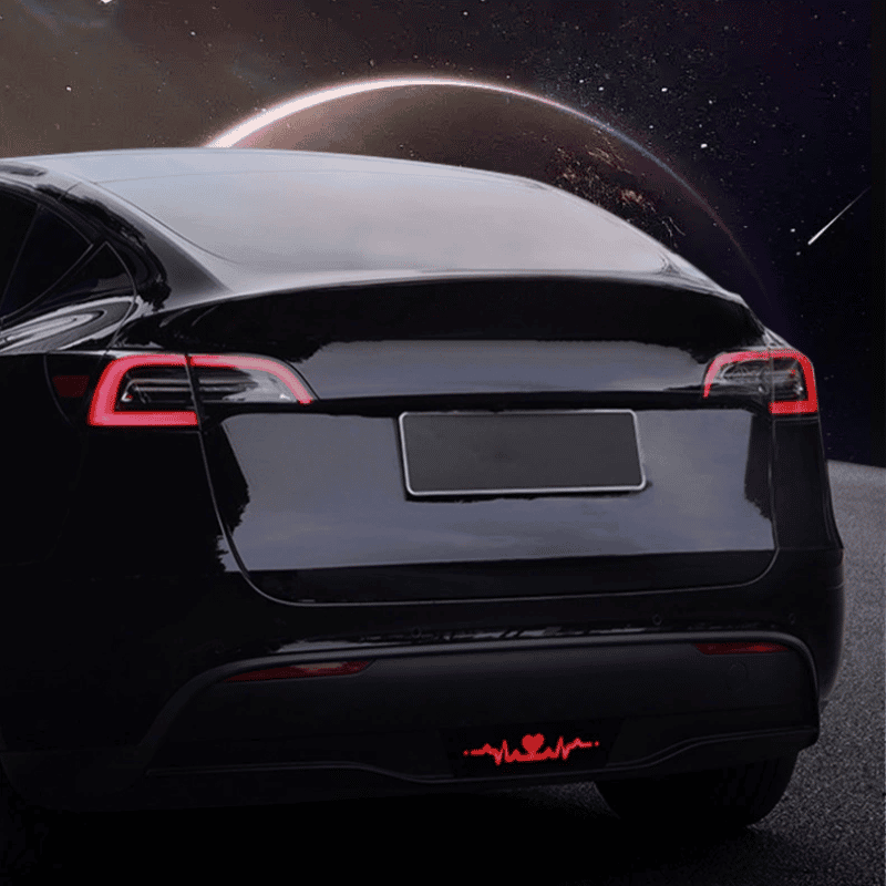 Pilot Light for Model Y (2020-2025.03) Black - Heartbeat Style